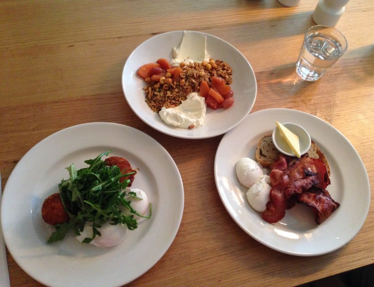 brunch, lemon middle and orange