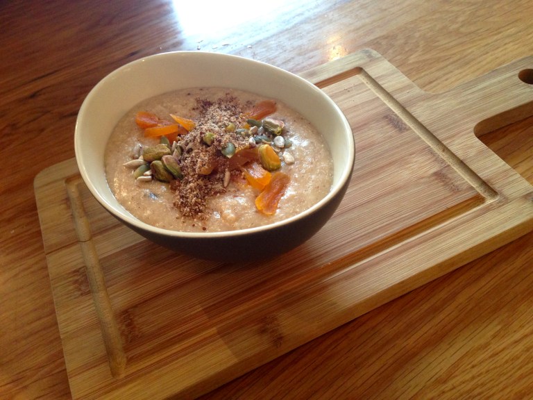 quinoa porridge, the lovebird