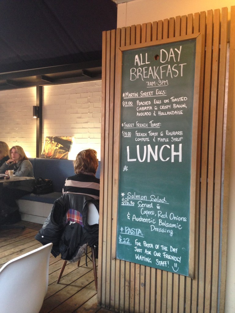 martin st cafe + providore