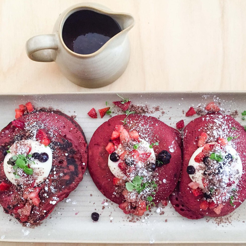Muharam Hawthorn Red Velvet Pancakes 2