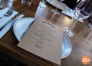Arbory Eatery Bloggers Night Menu