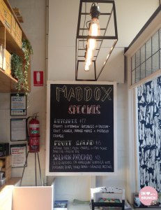 Maddox Cafe Interior