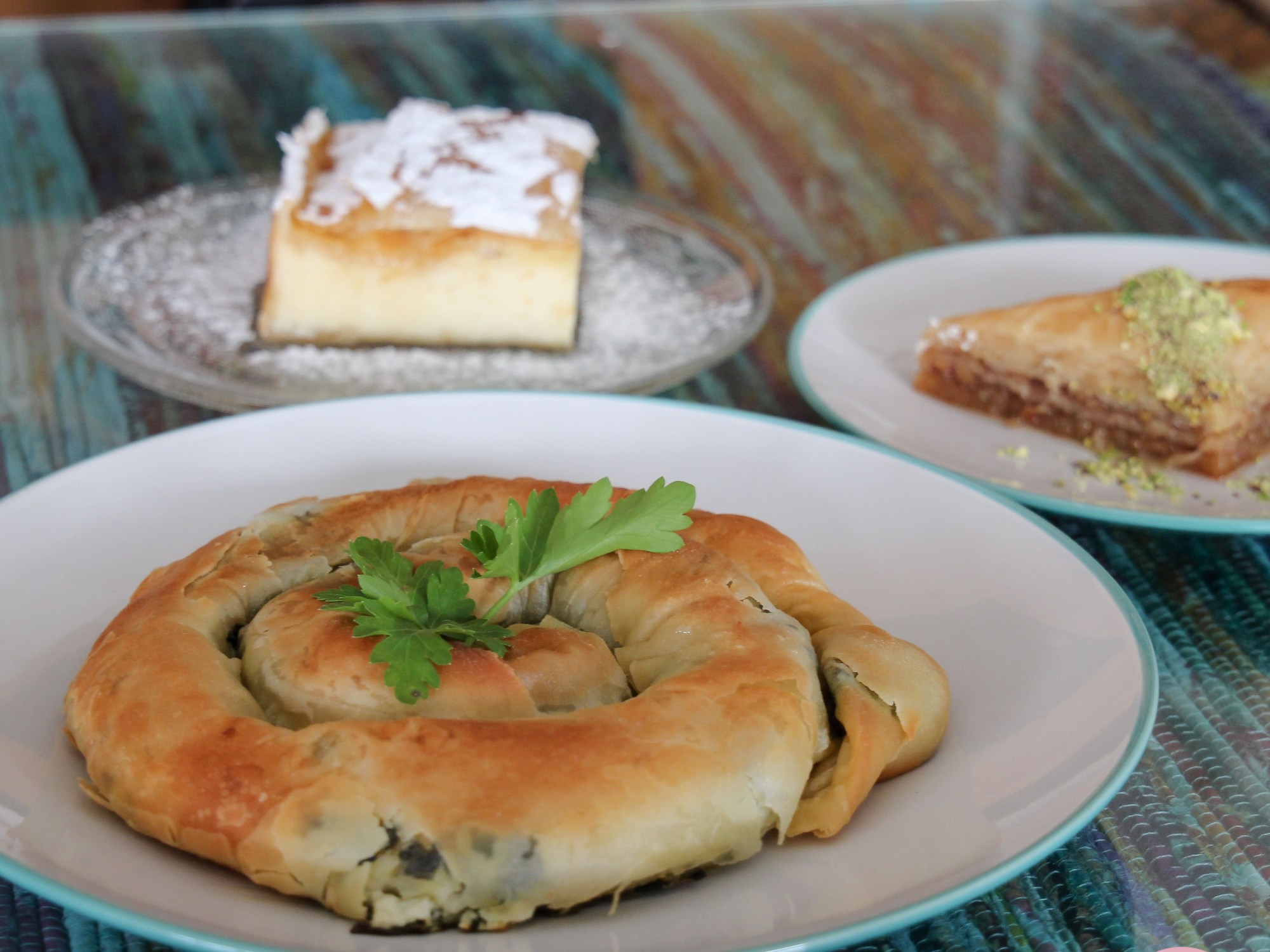 Olive oil and butter cakes